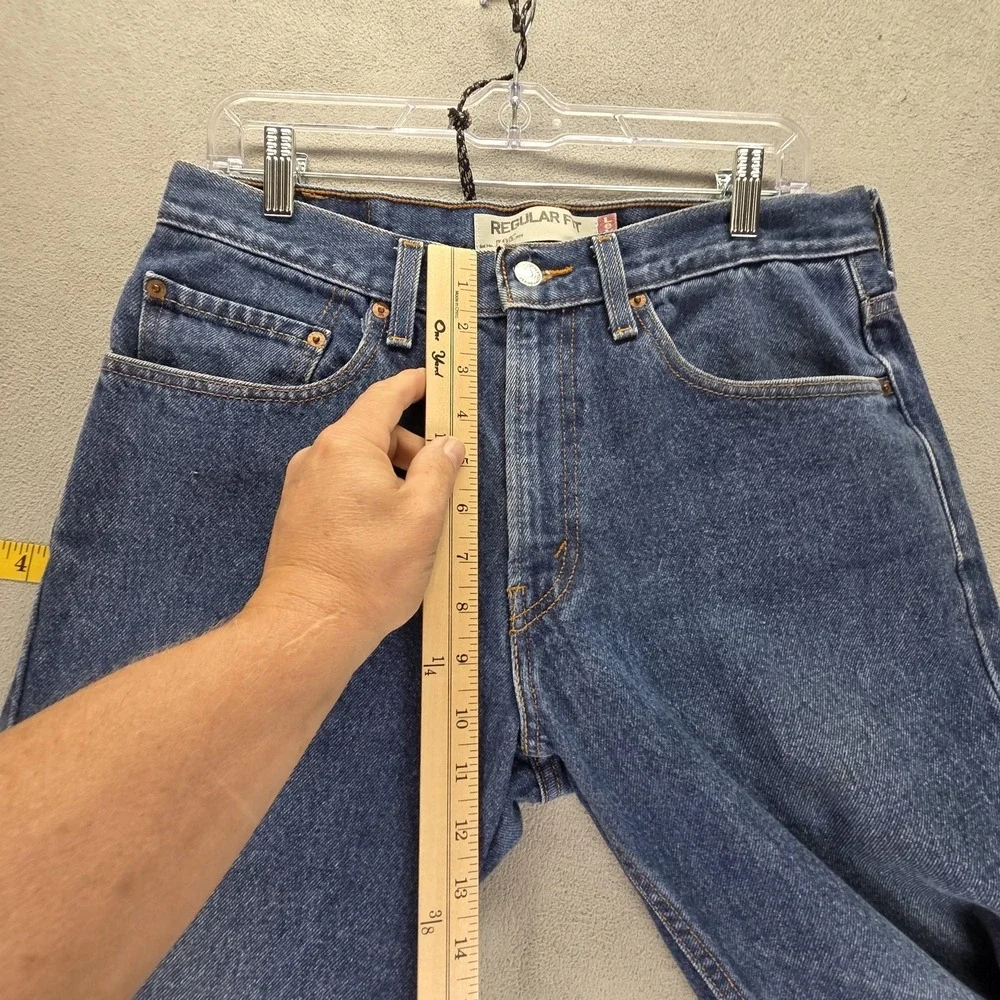 Levis 505 Jeans Mens 32x30 Blue Medium Wash‎ Straight Zip Fly Regular Fit Denim